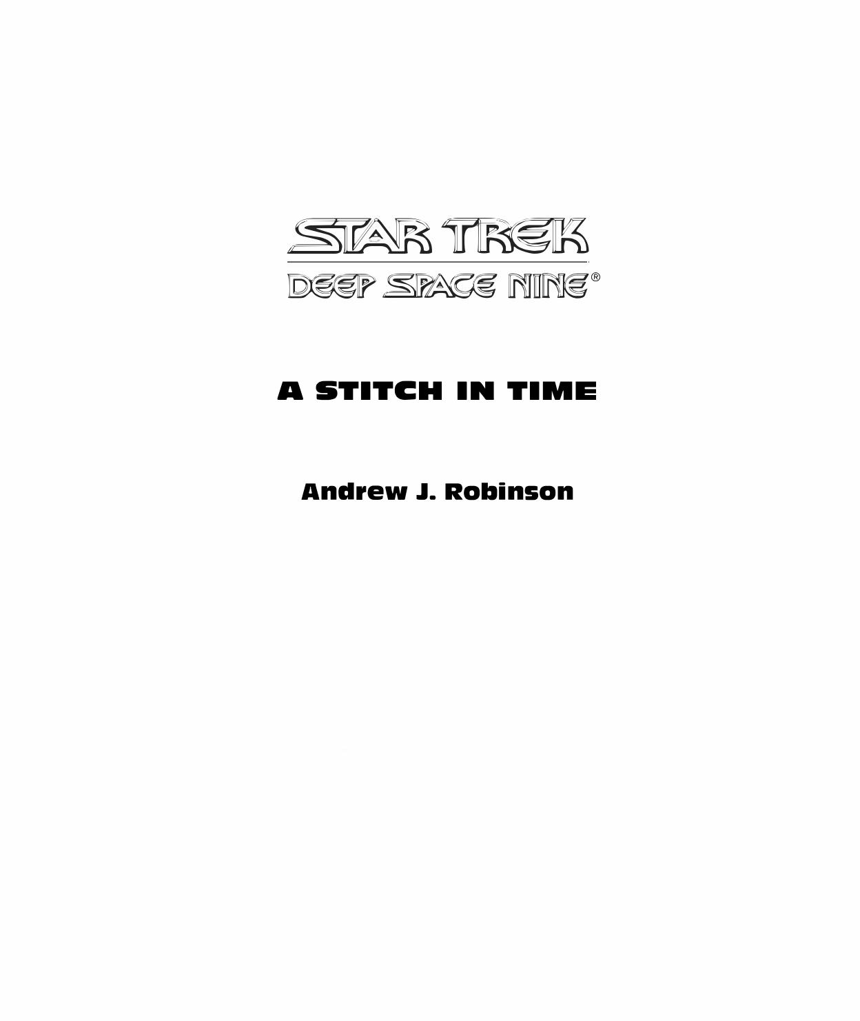 A Stitch in Time