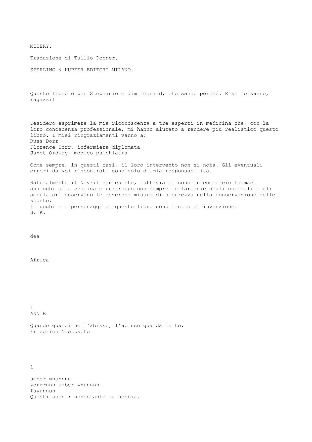 Stephen King - Misery